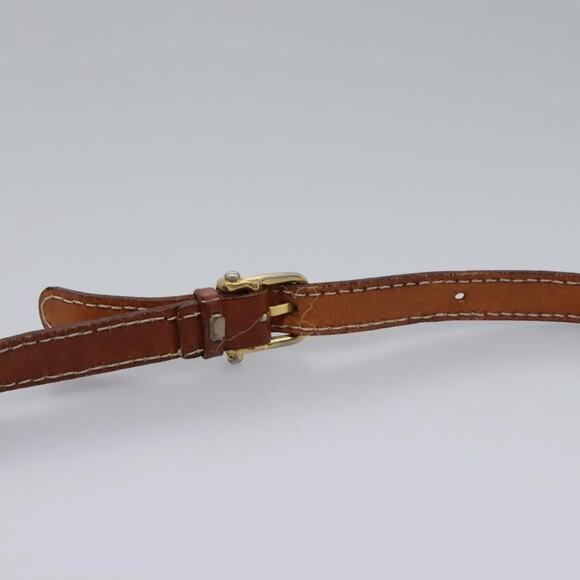 CELINE Macadam Canvas Shoulder Bag Pvc Leather Brown - Picture 8 of 12